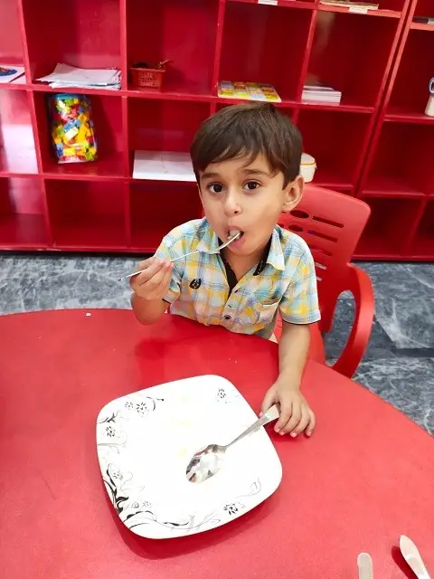Table Manners & Etiquettes: Research School Burewala Activity Table Manner & Eating Activity at Research School Burewala