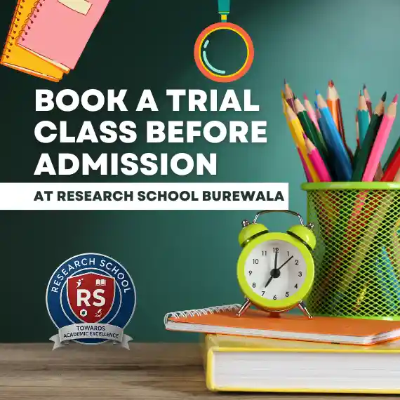 Book A Trial Class Before Admission at Research School Burewala