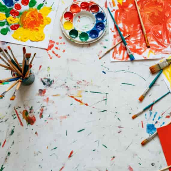 Kids Art Talent Hunt at Research School Burewala