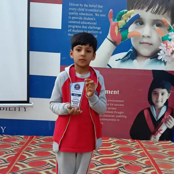 Muhammad Umar Award Winner at Research School Burewala
